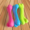 1pc Pet Toy; Soft Bone Shape Toy; Dog Teething Training Bite Resistant Chew Toys