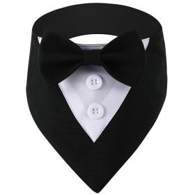 Pet Tie Banquet Suit Triangular Binder (Option: Black-M)