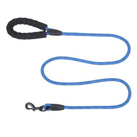 Reflective Multi-color Dog Leash Medium And Large (Option: Blue-1.5Mx1.0CM)