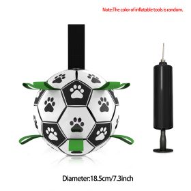 Interactive Dog Football Toy Soccer Ball Inflated Training Toy For Dogs Outdoor Border Collie Balls For Large Dogs Pet Supplies (Option: C)