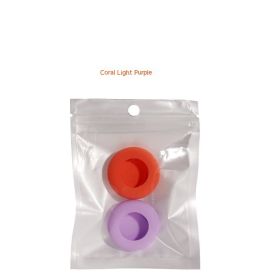 Silicone Tracker Pet Collar Anti-lost Locator Protective Shell (Option: Coral Light Purple-L)