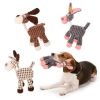 Dog Squeaks Toys; Plush Chewing Toys; Puppy Chewing Toys; Cute Animal Shaped Toys For Dogs