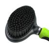 Pet Life Flex Series 2-in-1 Dual-Sided Slicker and Bristle Grooming Pet Brush