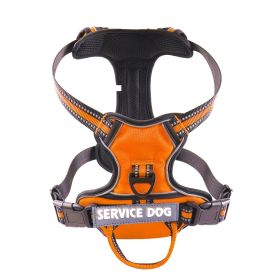 Oxford Cloth Strap Personalized Dog Back (Option: Orange-M)