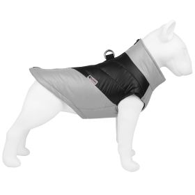 Pet Clothing Waterproof Reflective Dog Clothes Warm (Option: Silver Gray-5XL)